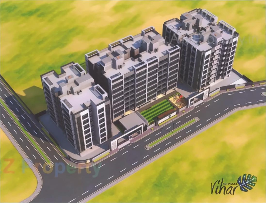 3D Elevation of real estate project Shyam Vihar located at Naroda, Ahmedabad, Gujarat
