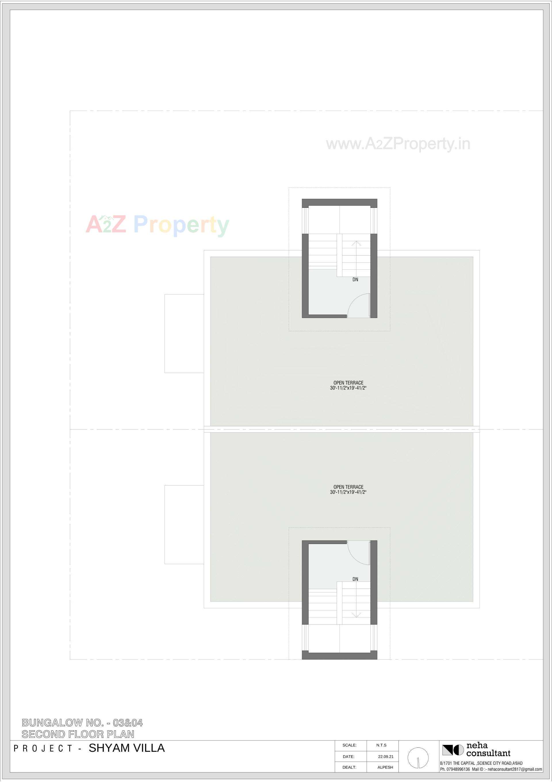 Layout of real estate project Shyam Villa located at Viramgam, Ahmedabad, Gujarat