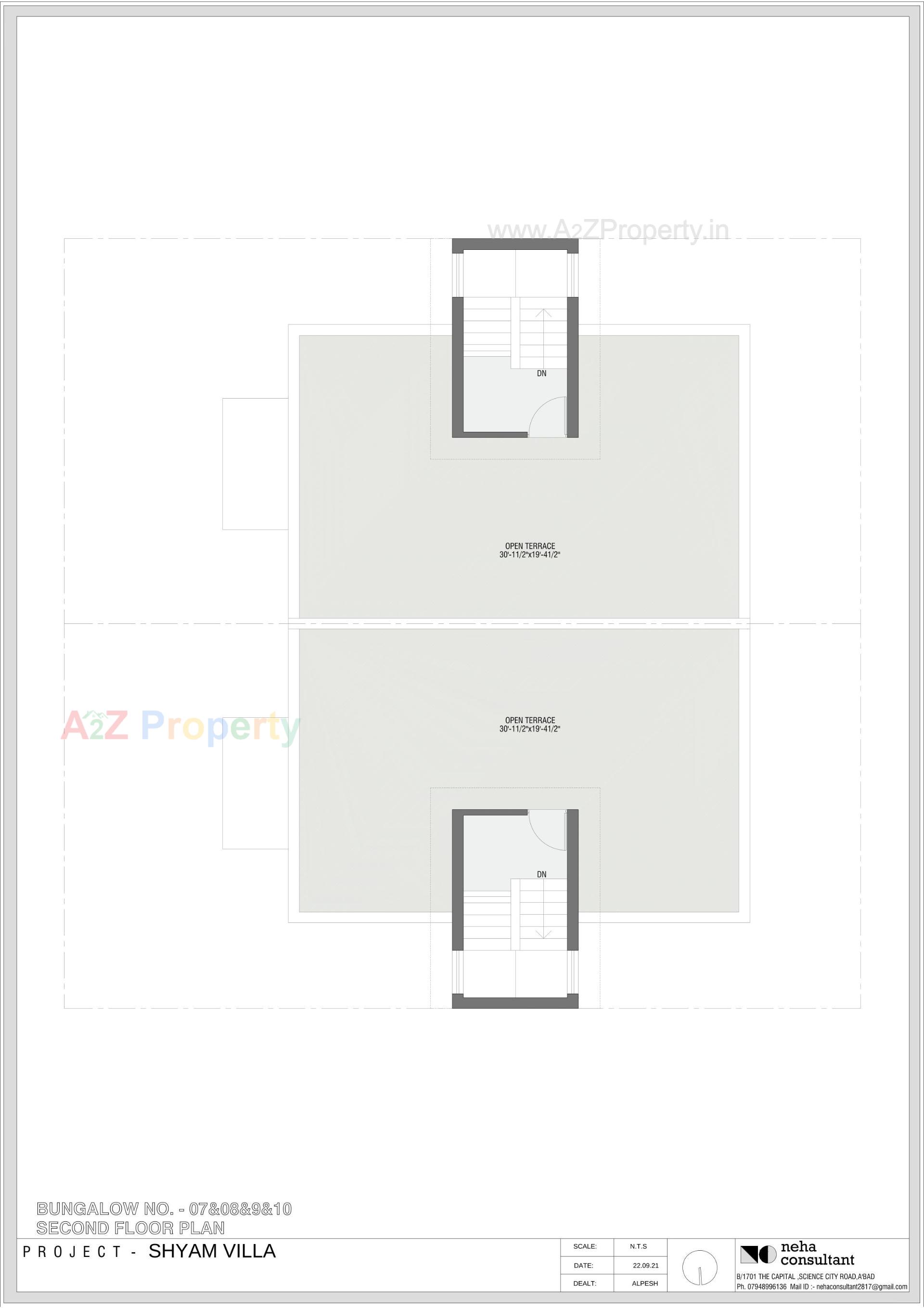 Layout of real estate project Shyam Villa located at Viramgam, Ahmedabad, Gujarat