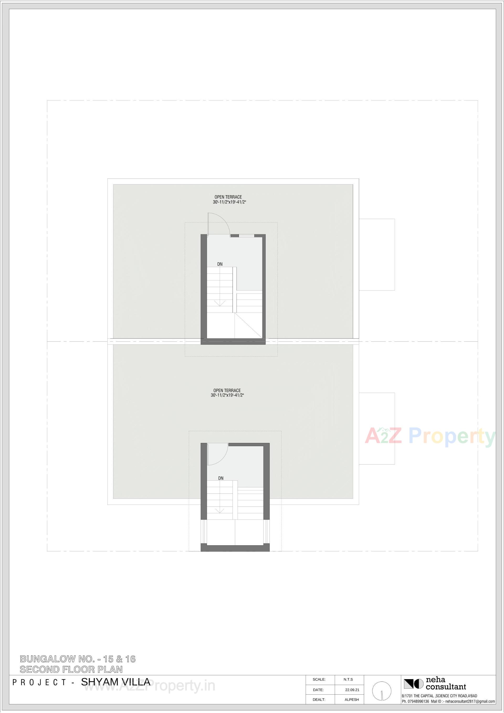 Layout of real estate project Shyam Villa located at Viramgam, Ahmedabad, Gujarat