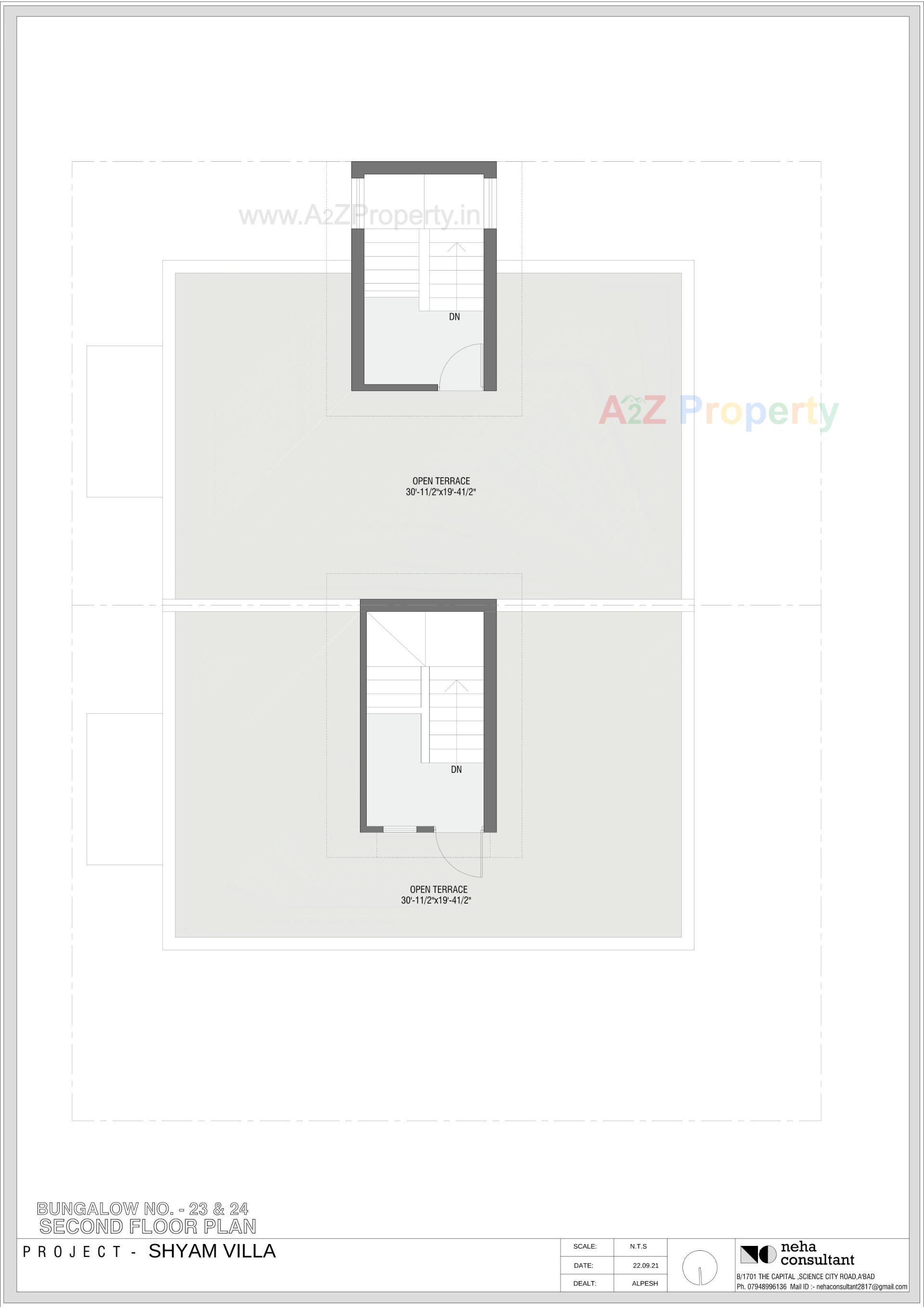 Layout of real estate project Shyam Villa located at Viramgam, Ahmedabad, Gujarat