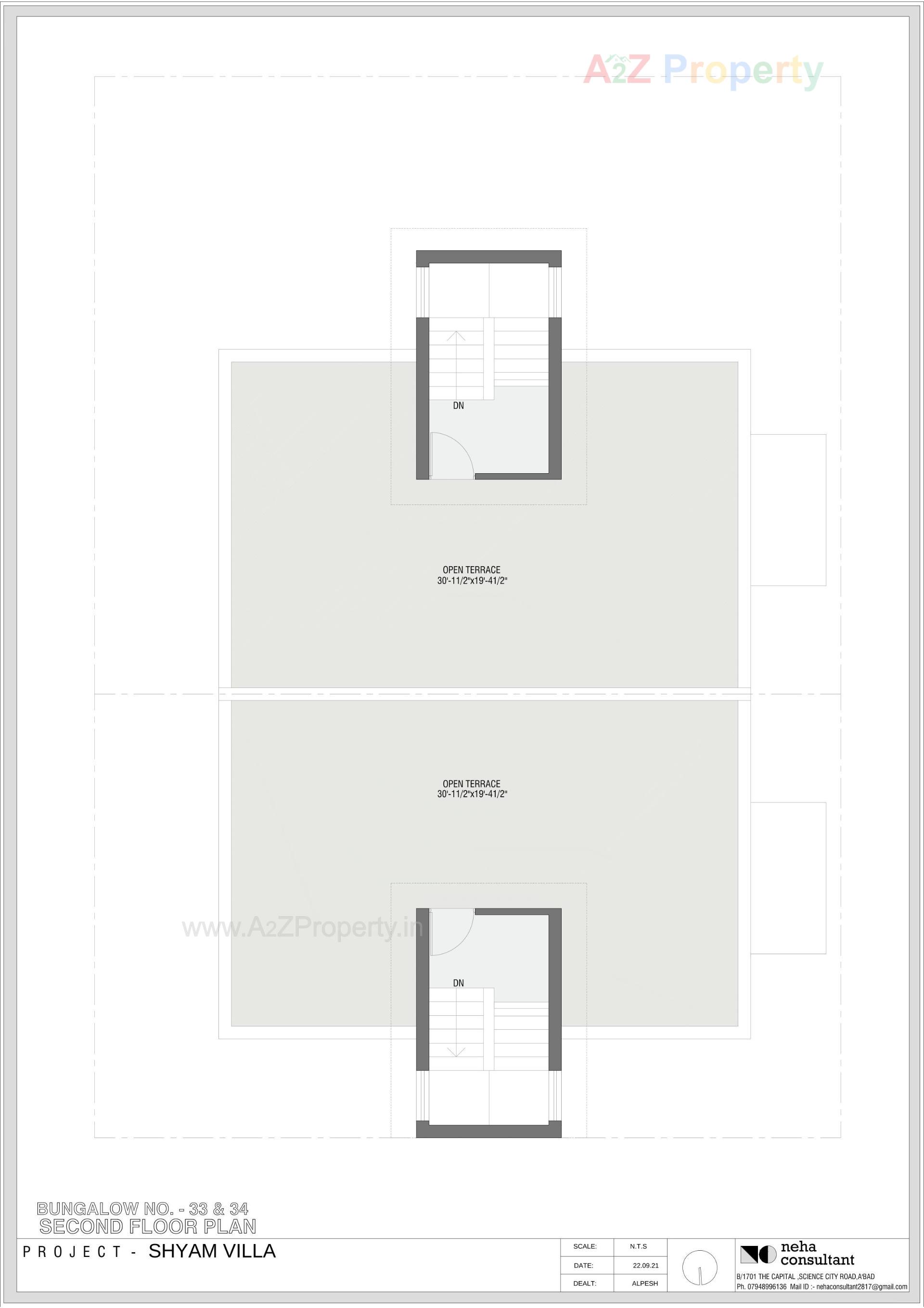 Layout of real estate project Shyam Villa located at Viramgam, Ahmedabad, Gujarat