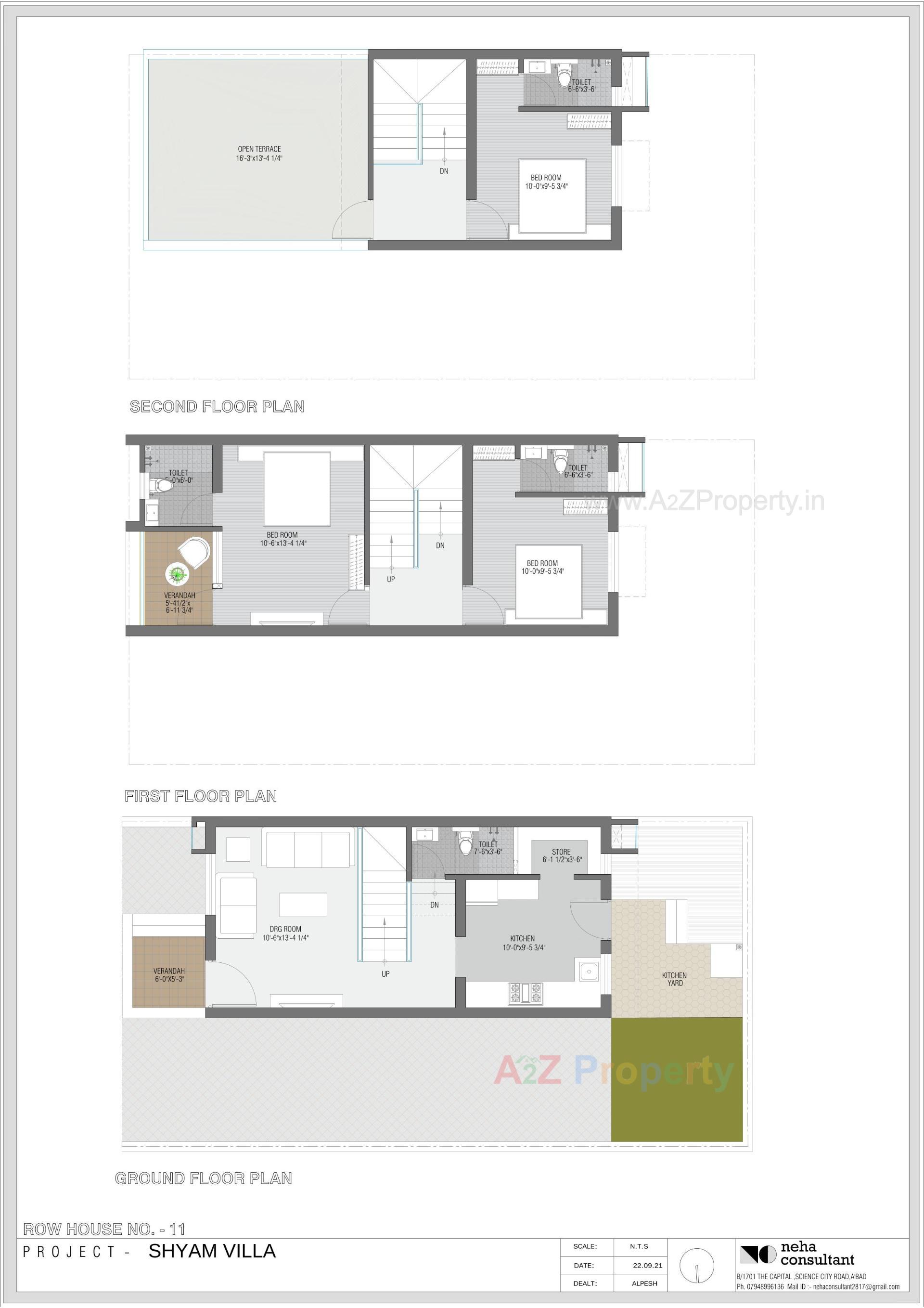 Layout of real estate project Shyam Villa located at Viramgam, Ahmedabad, Gujarat