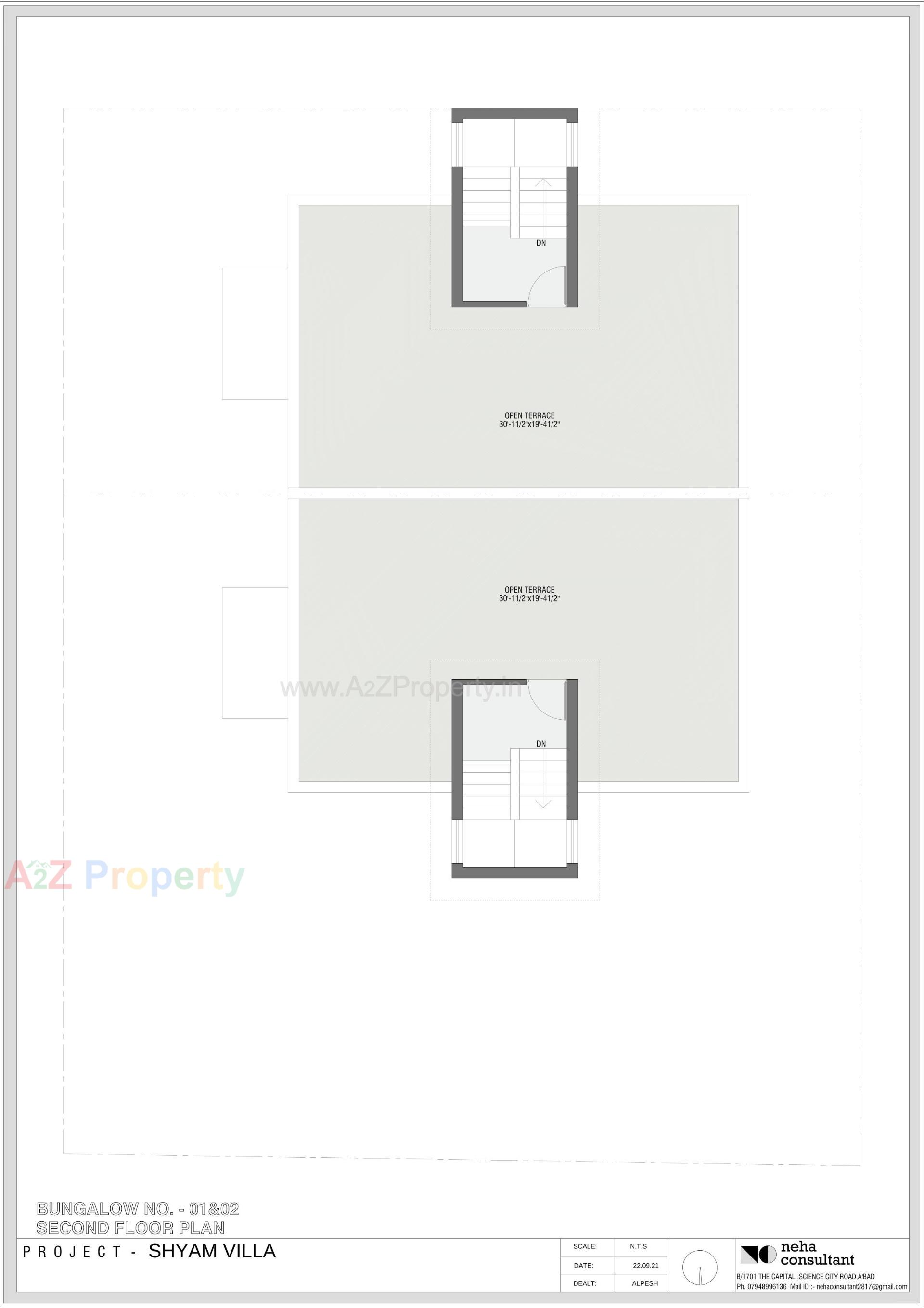 Layout of real estate project Shyam Villa located at Viramgam, Ahmedabad, Gujarat