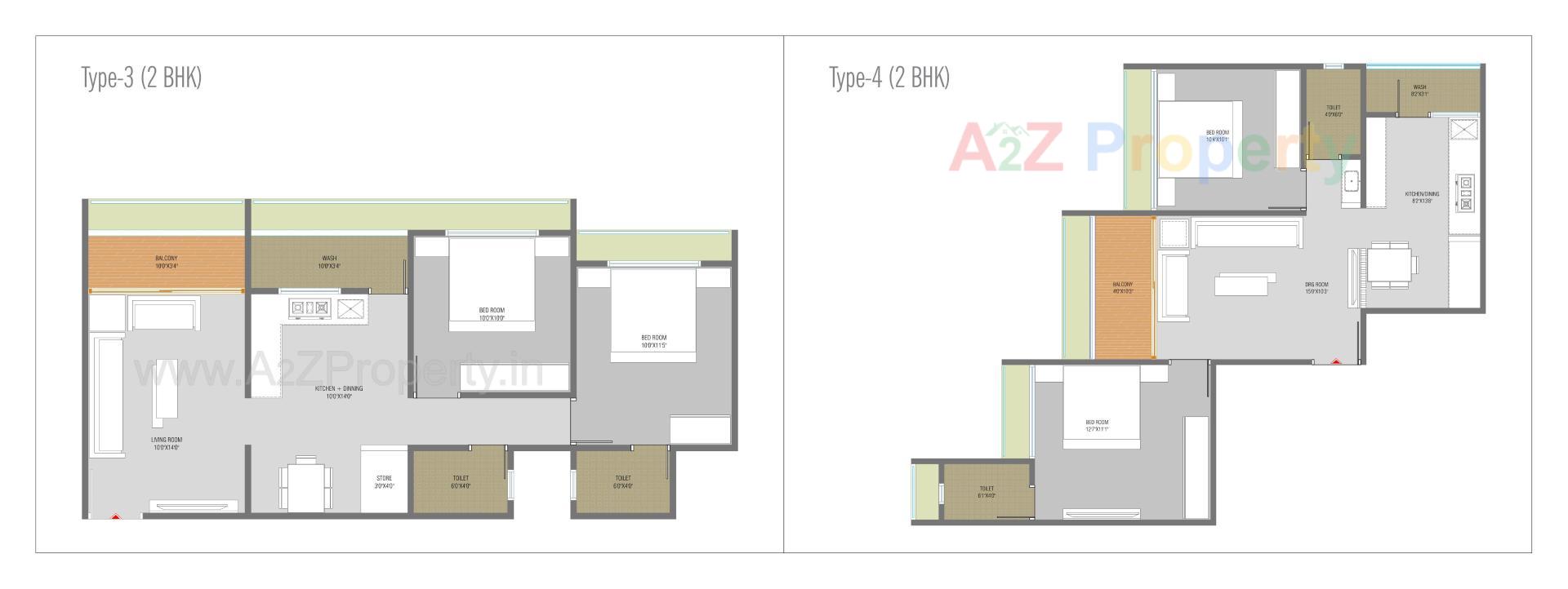Layout of real estate project Shyamal Parisar located at Kathwada, Ahmedabad, Gujarat