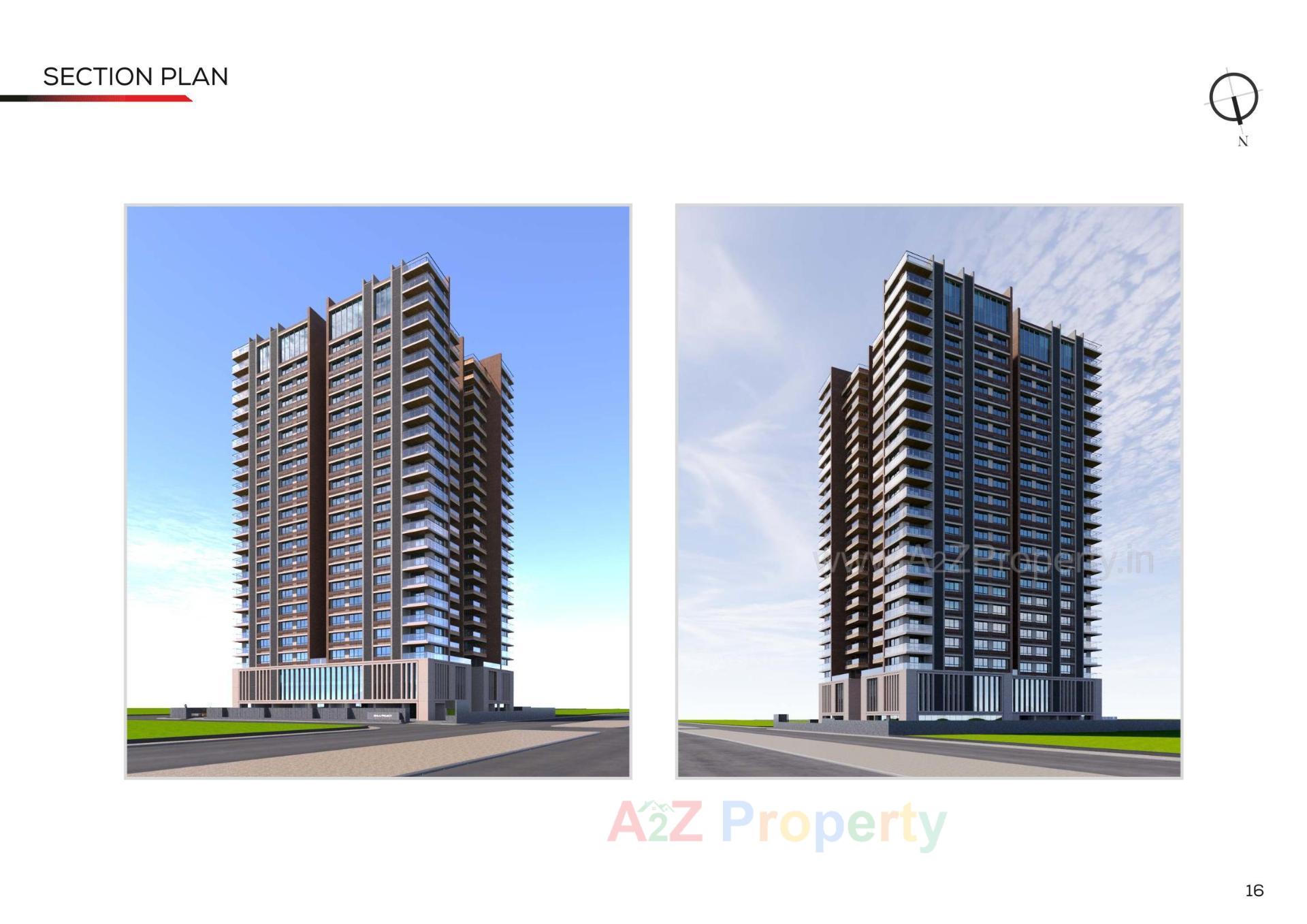 3D Elevation of real estate project Shyaswa Sarovar located at Shilaj, Ahmedabad, Gujarat