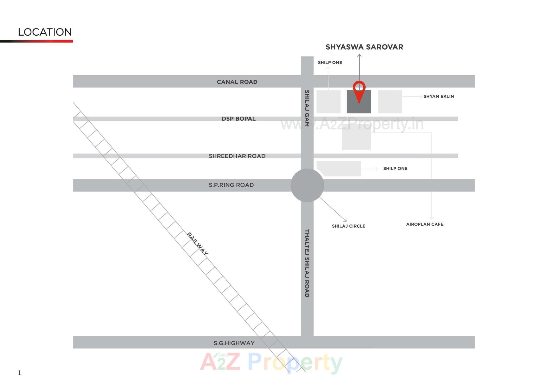  of real estate project Shyaswa Sarovar located at Shilaj, Ahmedabad, Gujarat