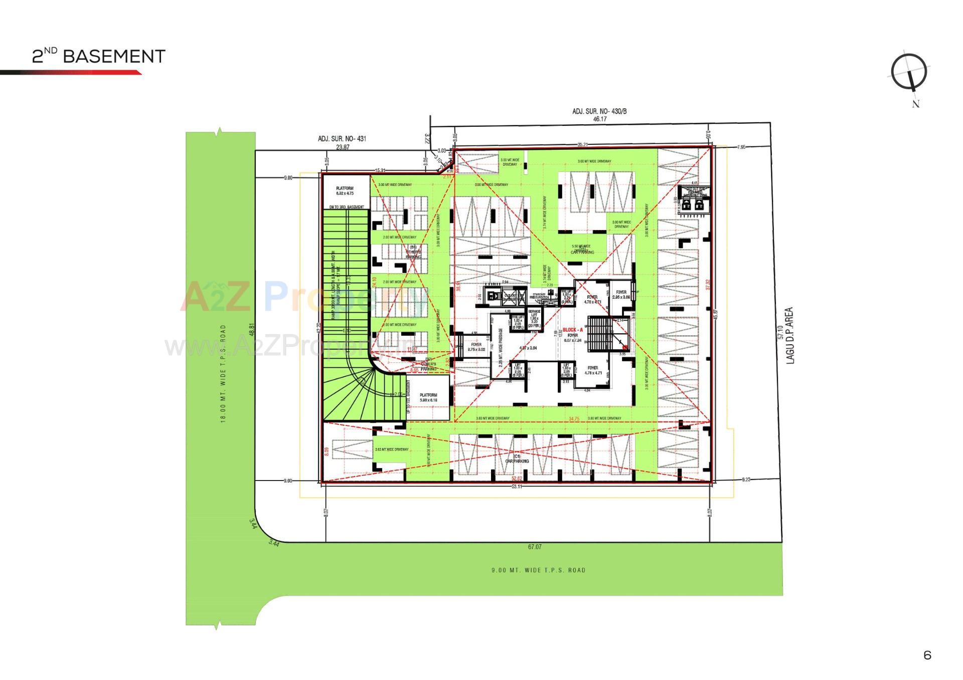 Layout of real estate project Shyaswa Sarovar located at Shilaj, Ahmedabad, Gujarat