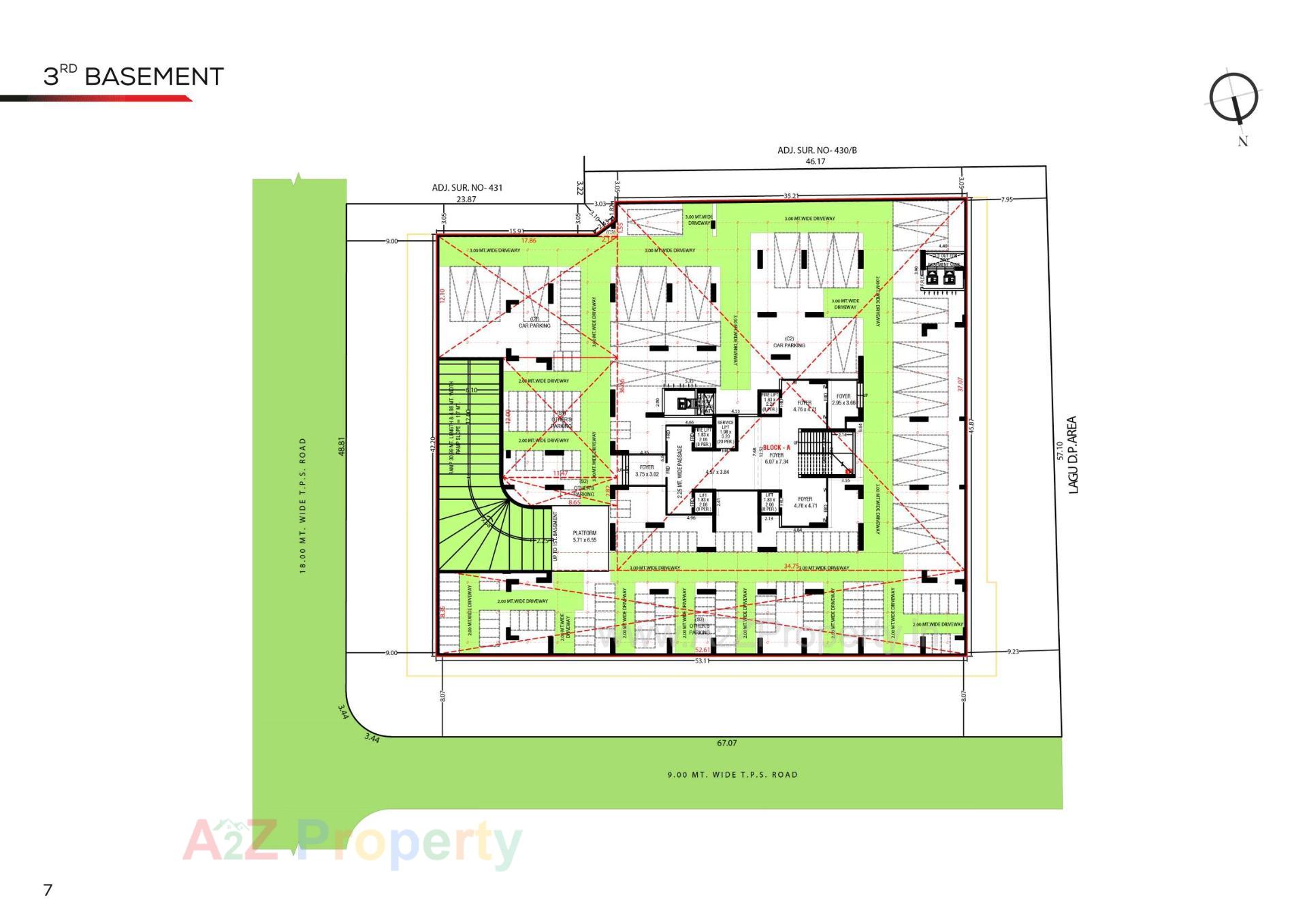 Layout of real estate project Shyaswa Sarovar located at Shilaj, Ahmedabad, Gujarat