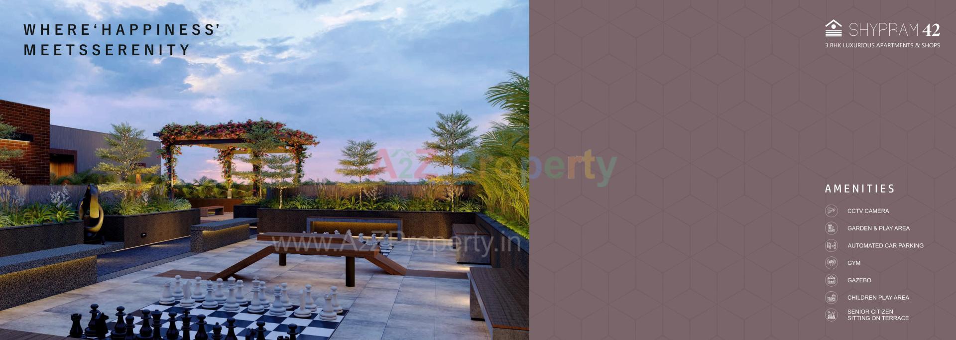 3D Elevation of real estate project Shypram located at Shilaj, Ahmedabad, Gujarat