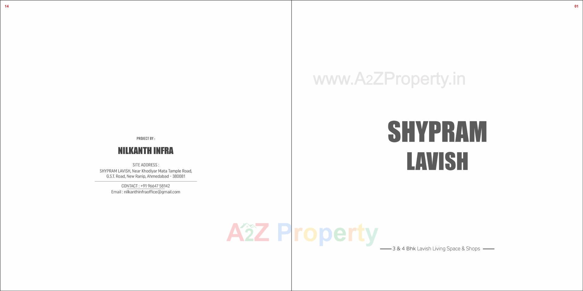 of real estate project Shypram Lavish located at Kali, Ahmedabad, Gujarat