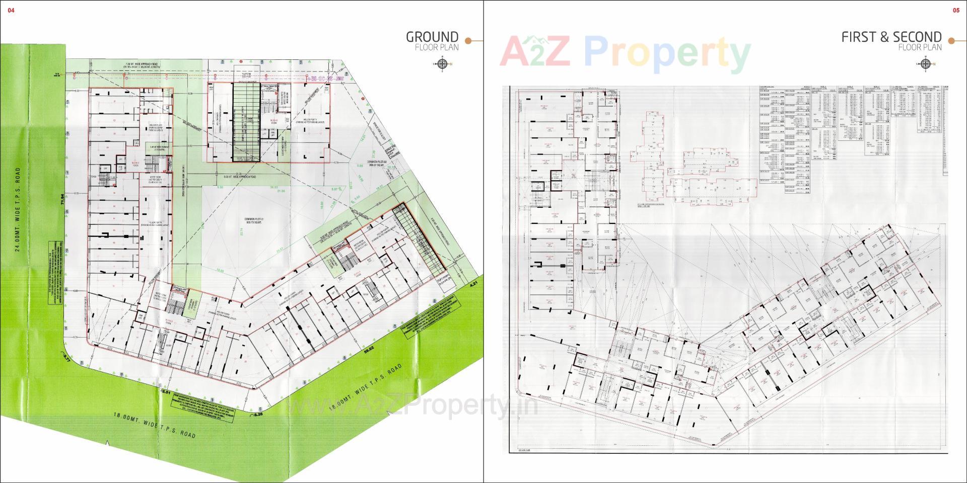Layout of real estate project Shypram Lavish located at Kali, Ahmedabad, Gujarat