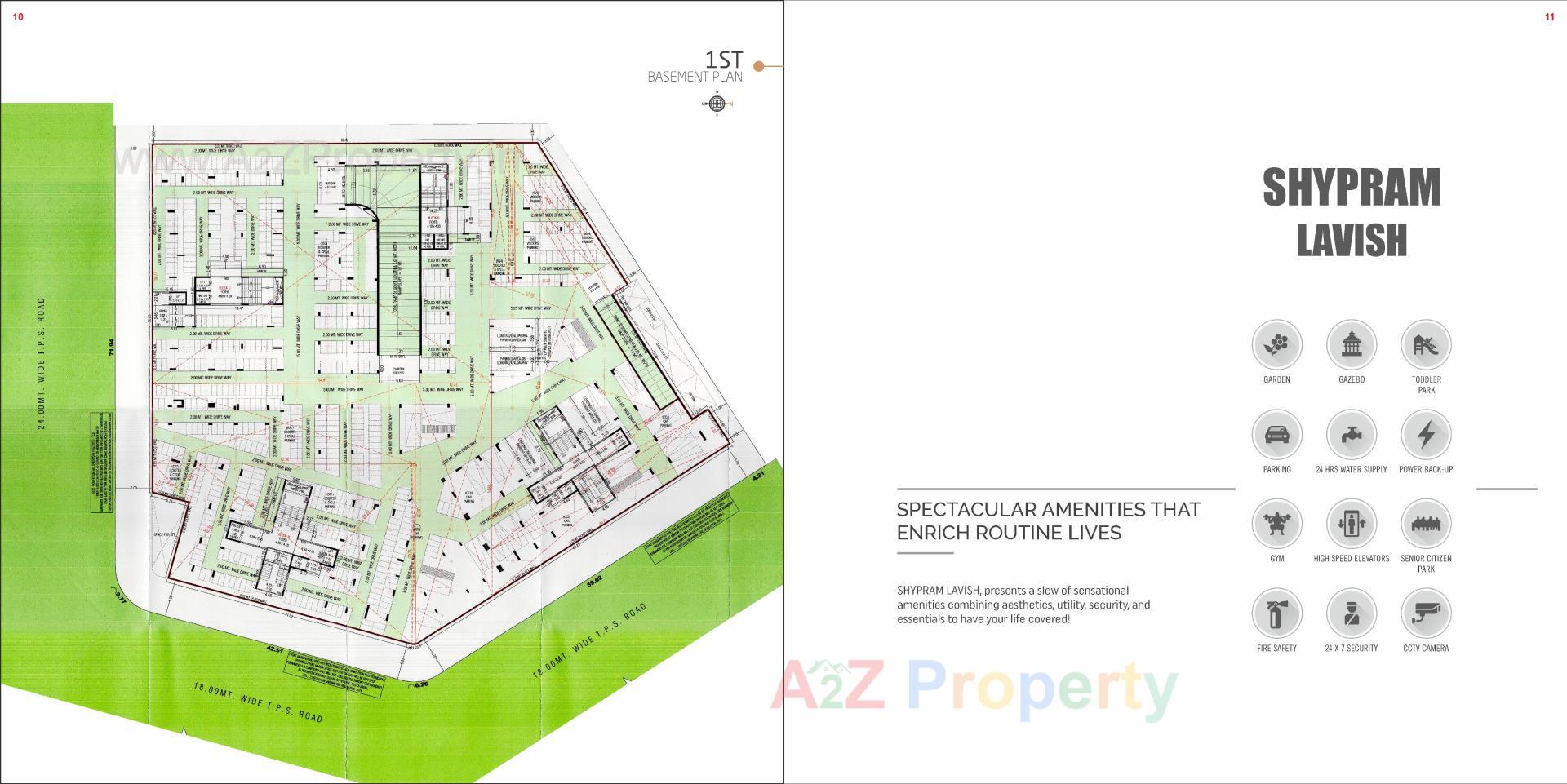 Layout of real estate project Shypram Lavish located at Kali, Ahmedabad, Gujarat