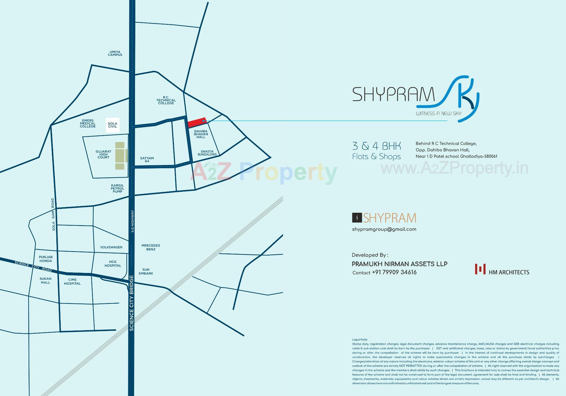  of real estate project Shypram Sky located at Chandlodiya, Ahmedabad, Gujarat