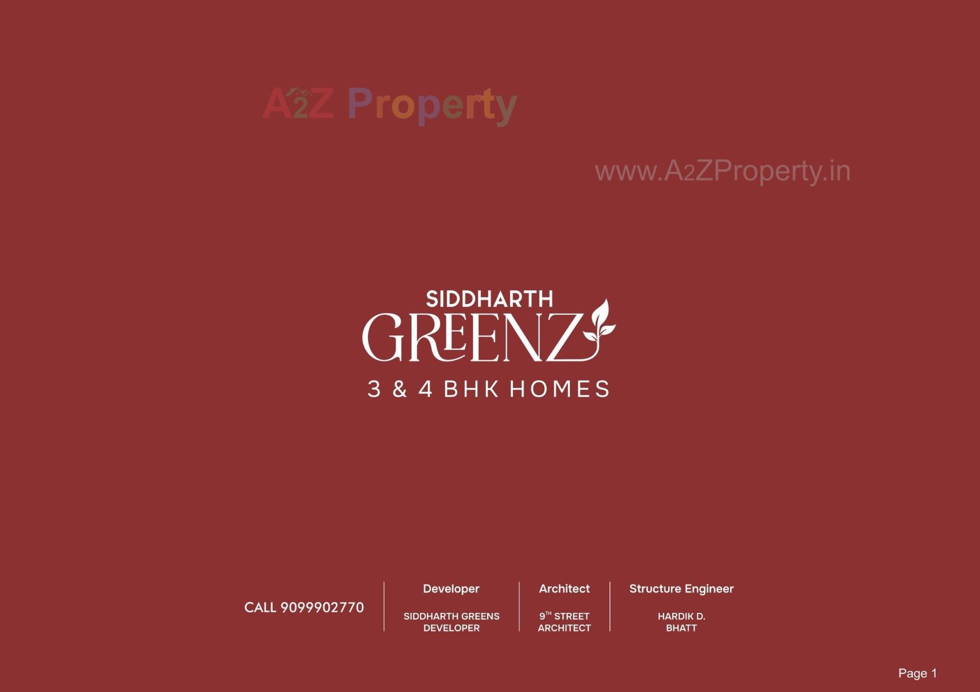  of real estate project Siddharth Greenz located at Gota, Ahmedabad, Gujarat