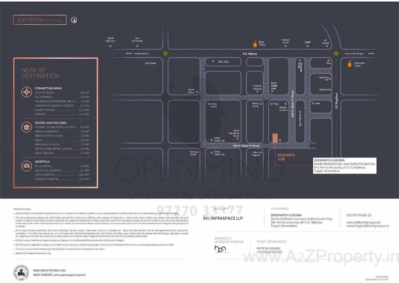  of real estate project Siddharth Luxuria located at Ahmedabad, Ahmedabad, Gujarat