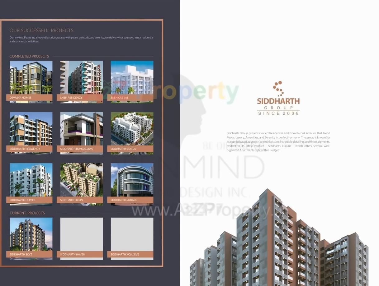 3D Elevation of real estate project Siddharth Luxuria located at Ahmedabad, Ahmedabad, Gujarat