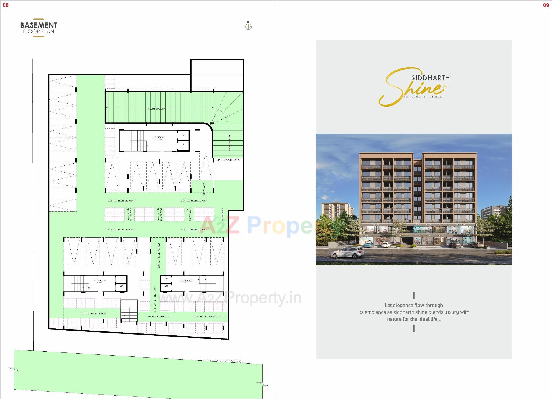 Layout of real estate project Siddharth Shine located at Ahmedabad, Ahmedabad, Gujarat