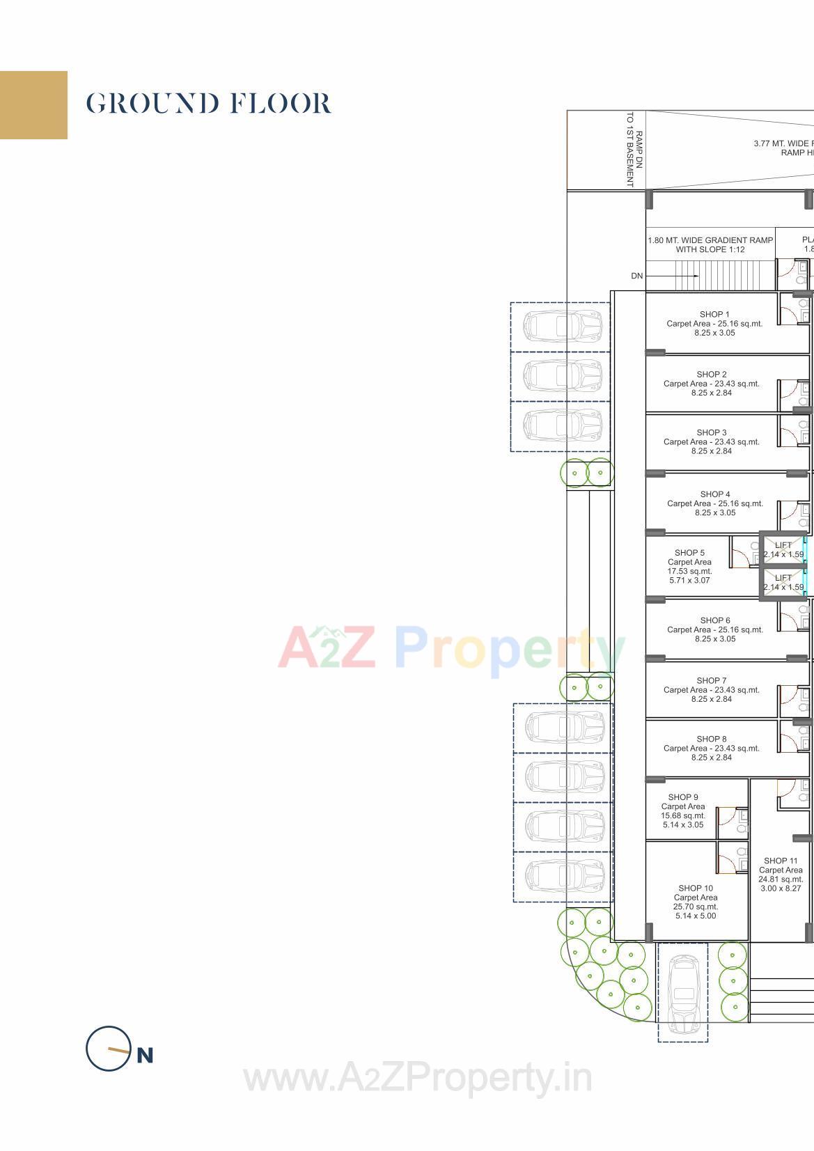 Layout of real estate project Siddharth Vrundavan located at Jagatpur, Ahmedabad, Gujarat
