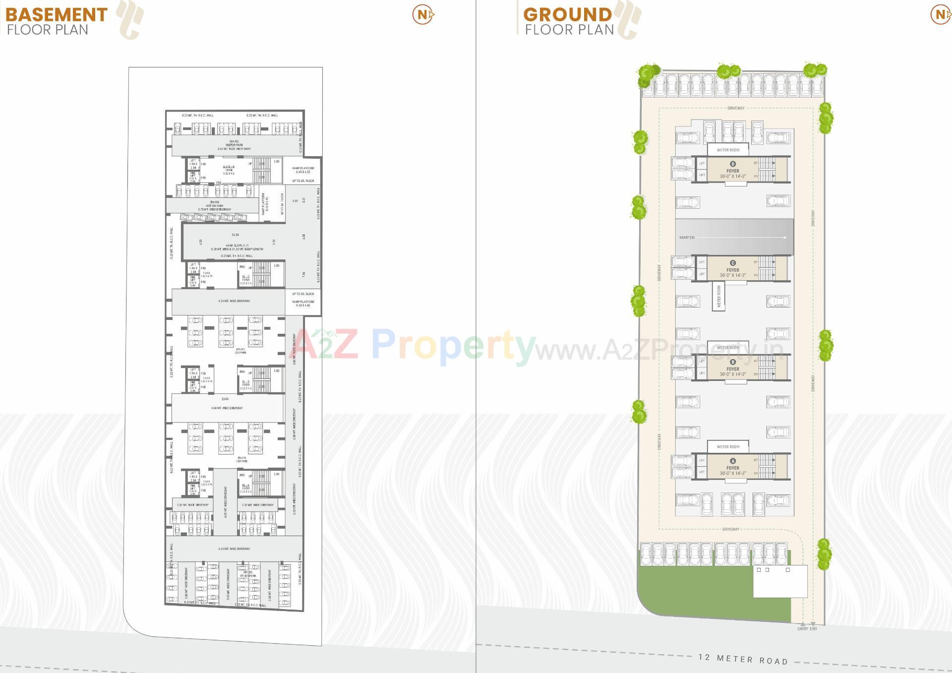 Layout of real estate project Siddhi 2 located at Bopal, Ahmedabad, Gujarat