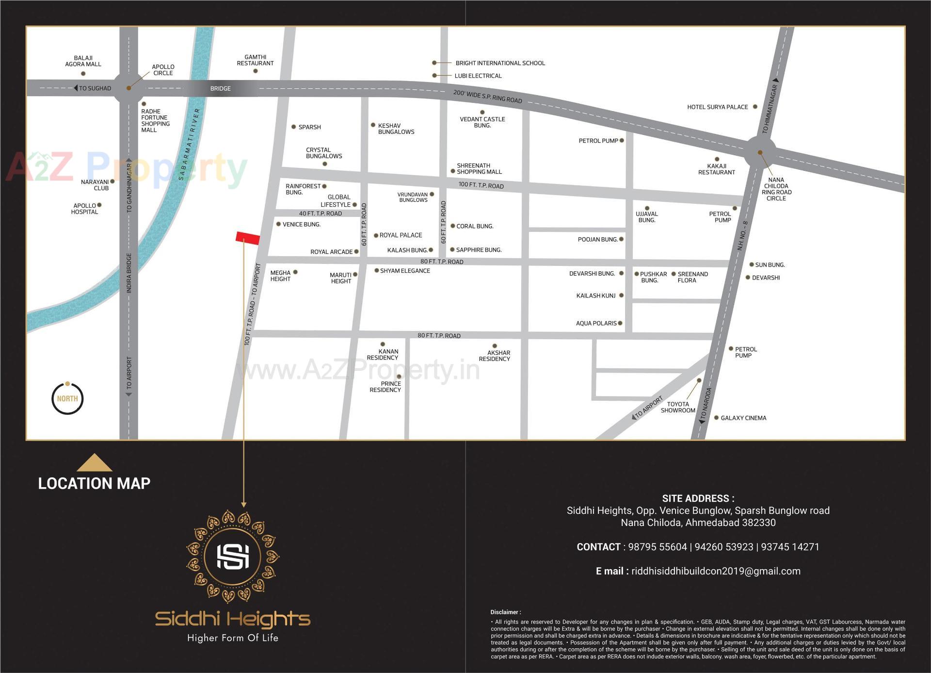  of real estate project Siddhi Heights located at Chiloda--naroda, Ahmedabad, Gujarat