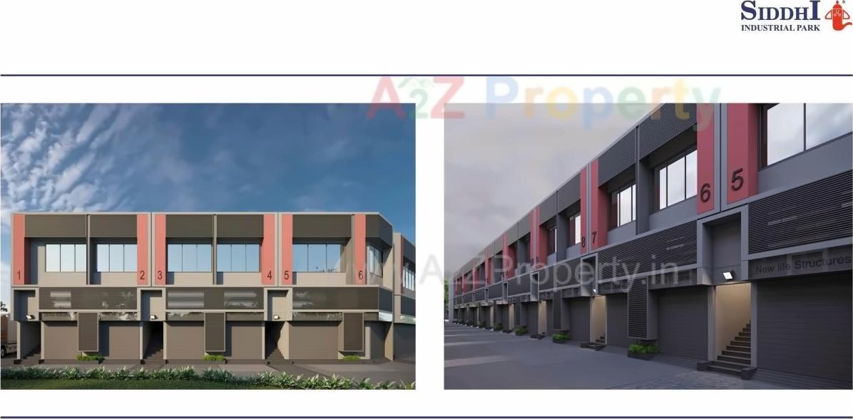 3D Elevation of real estate project Siddhi Industrial Park located at Dariyapur, Ahmedabad, Gujarat
