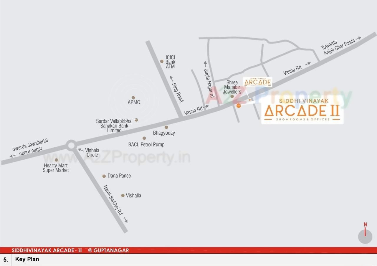  of real estate project Siddhi Vinayak Arcade Block located at Vasna, Ahmedabad, Gujarat