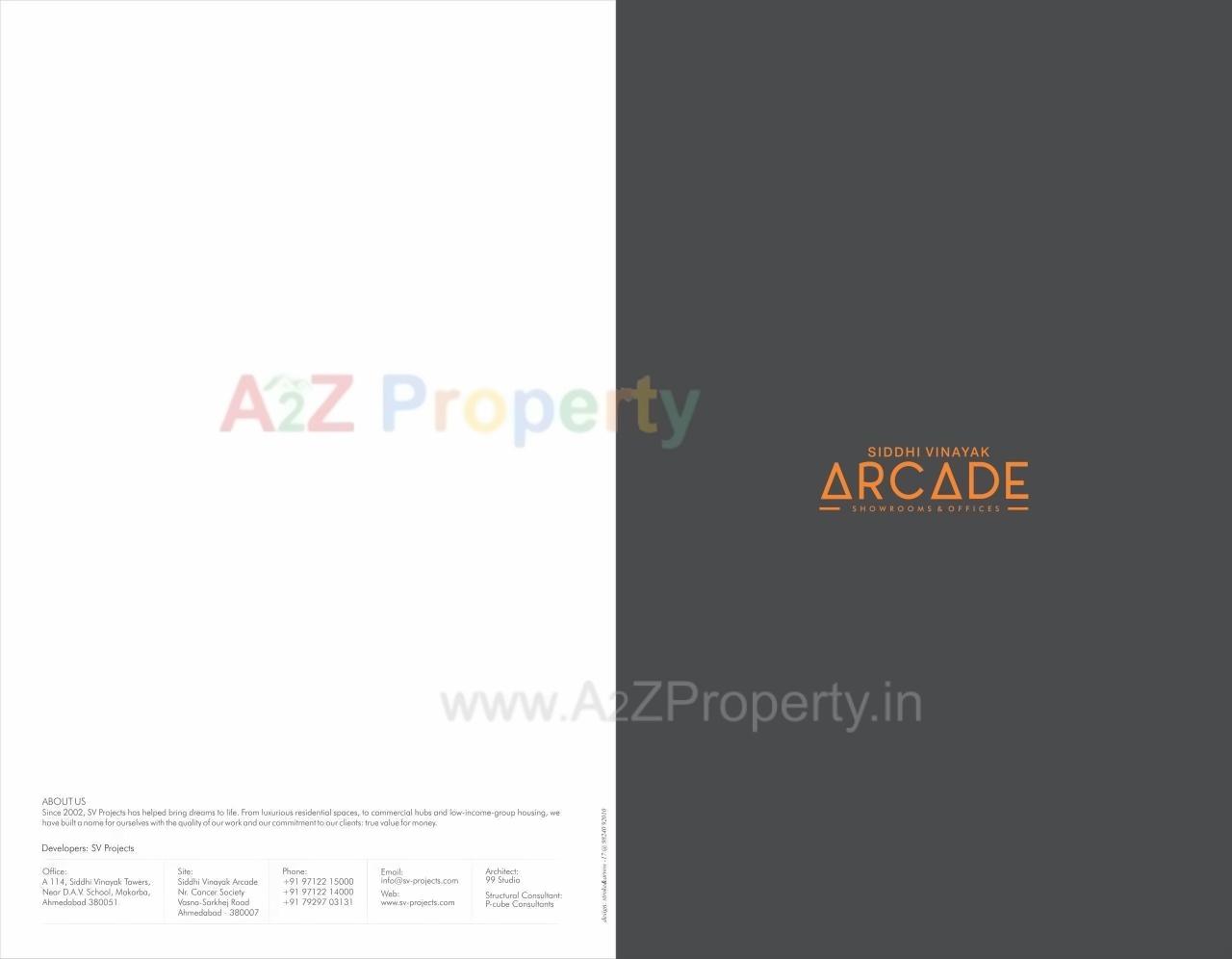  of real estate project Siddhi Vinayak Arcade located at Makarba, Ahmedabad, Gujarat