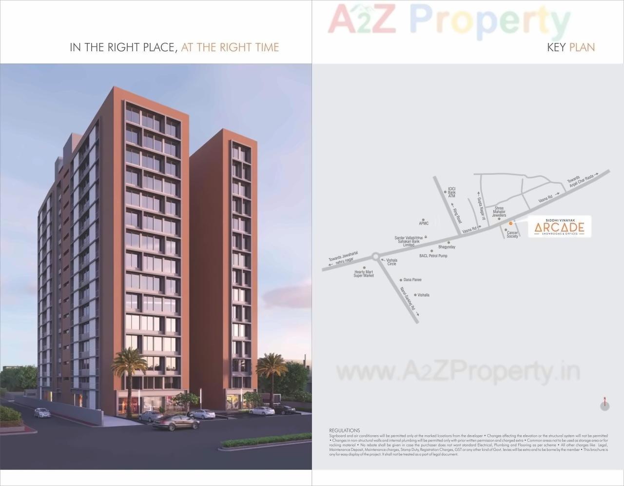  of real estate project Siddhi Vinayak Arcade located at Makarba, Ahmedabad, Gujarat