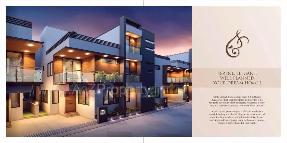 3D Elevation of real estate project Siddhi Vinayak Homes located at Bopal, Ahmedabad, Gujarat
