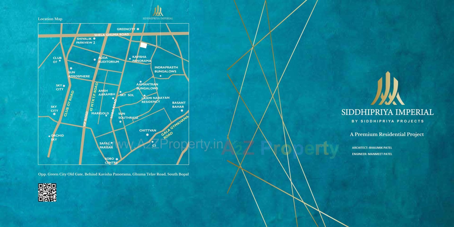  of real estate project Siddhipriya Imperial located at Ghuma, Ahmedabad, Gujarat
