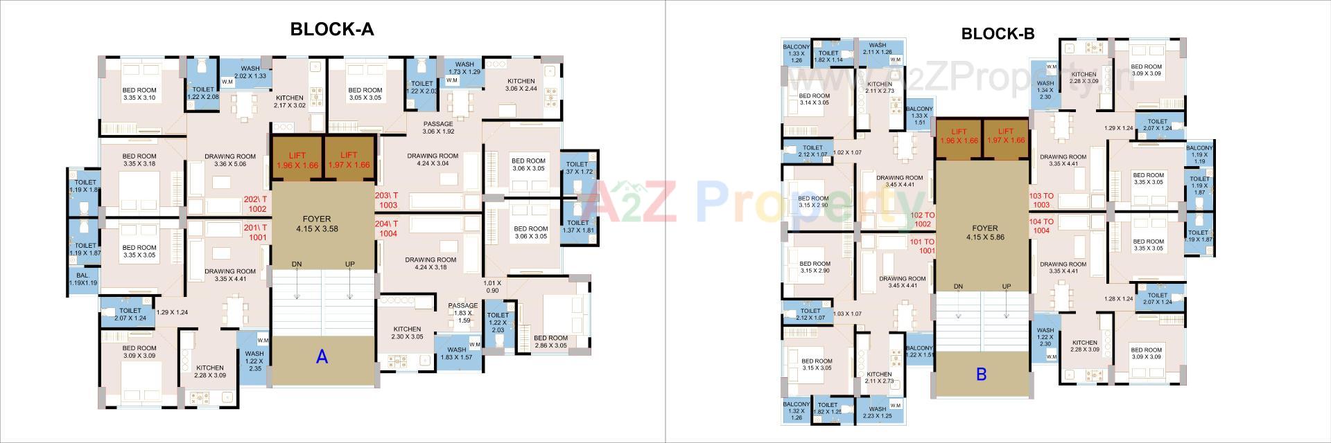 Layout of real estate project Siddhivinayak Heights located at Nana-chiloda, Ahmedabad, Gujarat