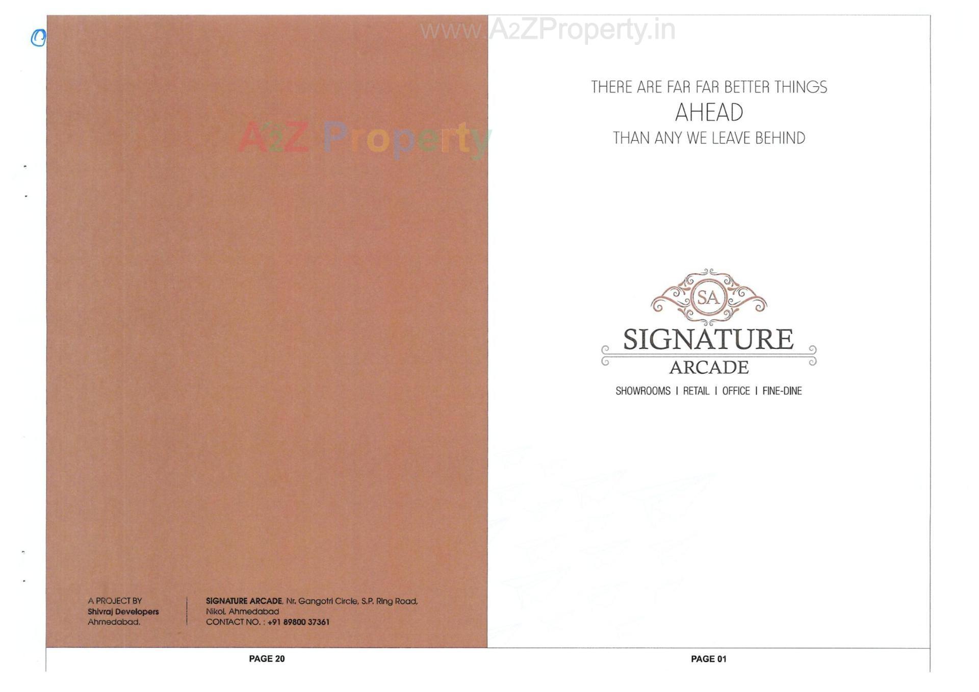  of real estate project Signature Arcade located at Nikol, Ahmedabad, Gujarat