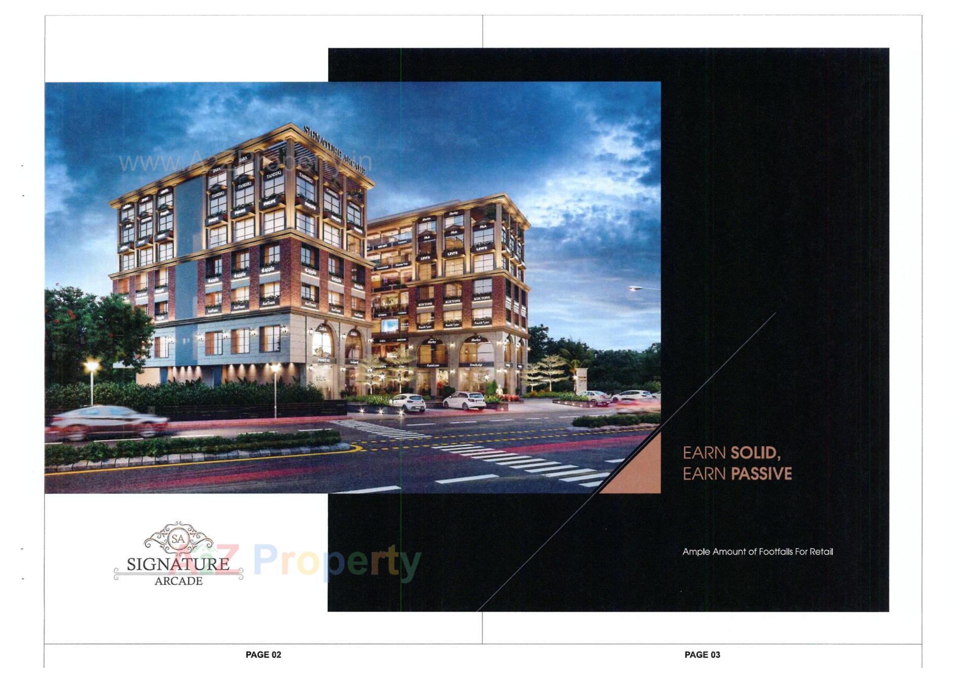  of real estate project Signature Arcade located at Nikol, Ahmedabad, Gujarat