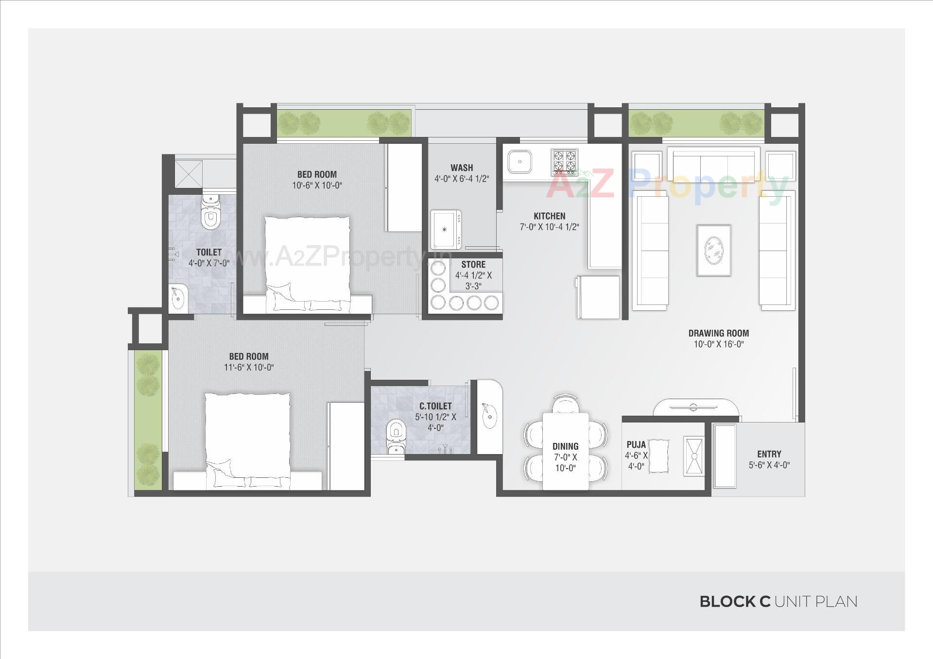 Layout of real estate project Signature Celestia located at Tragad, Ahmedabad, Gujarat