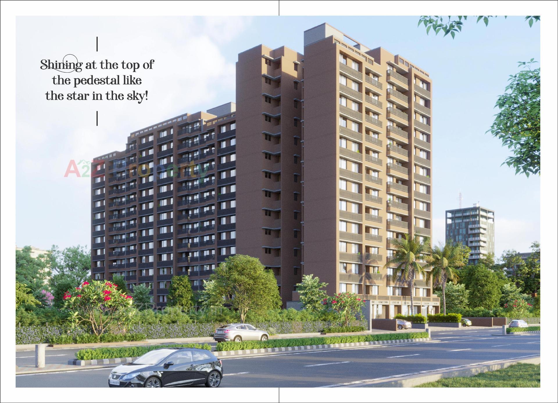 3D Elevation of real estate project Signature Infinity located at Chharodi, Ahmedabad, Gujarat