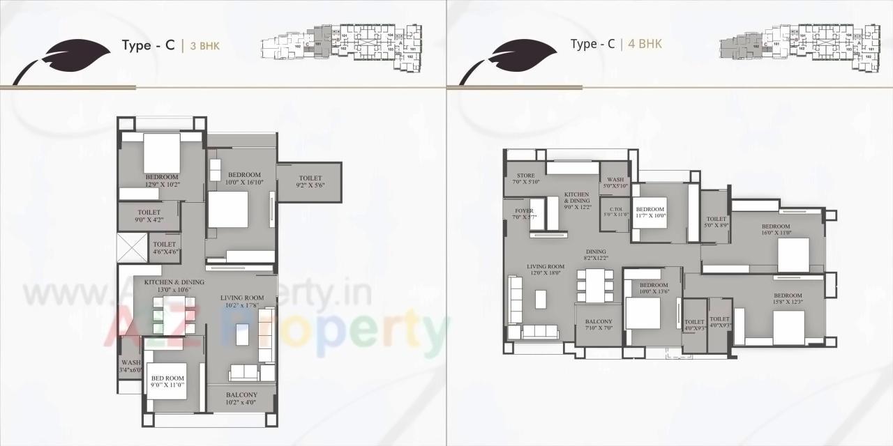 Layout of real estate project Signature Luxuria located at Paldi, Ahmedabad, Gujarat