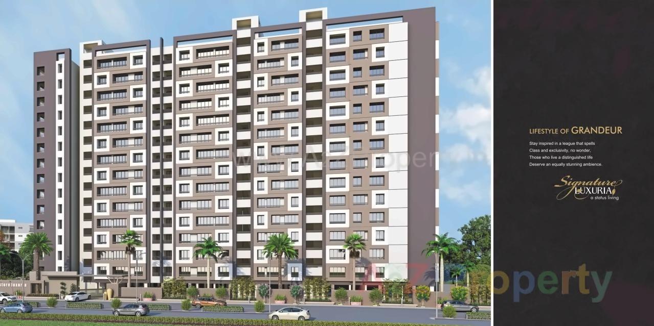 3D Elevation of real estate project Signature Luxuria located at Paldi, Ahmedabad, Gujarat