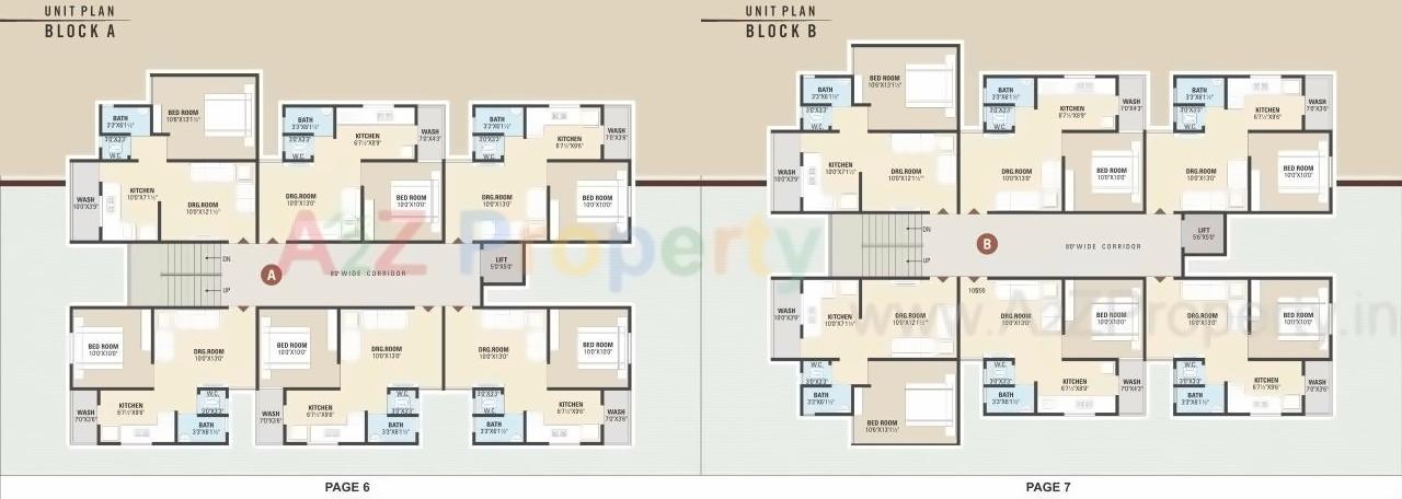 Layout of real estate project Signature Pride located at Singrva, Ahmedabad, Gujarat