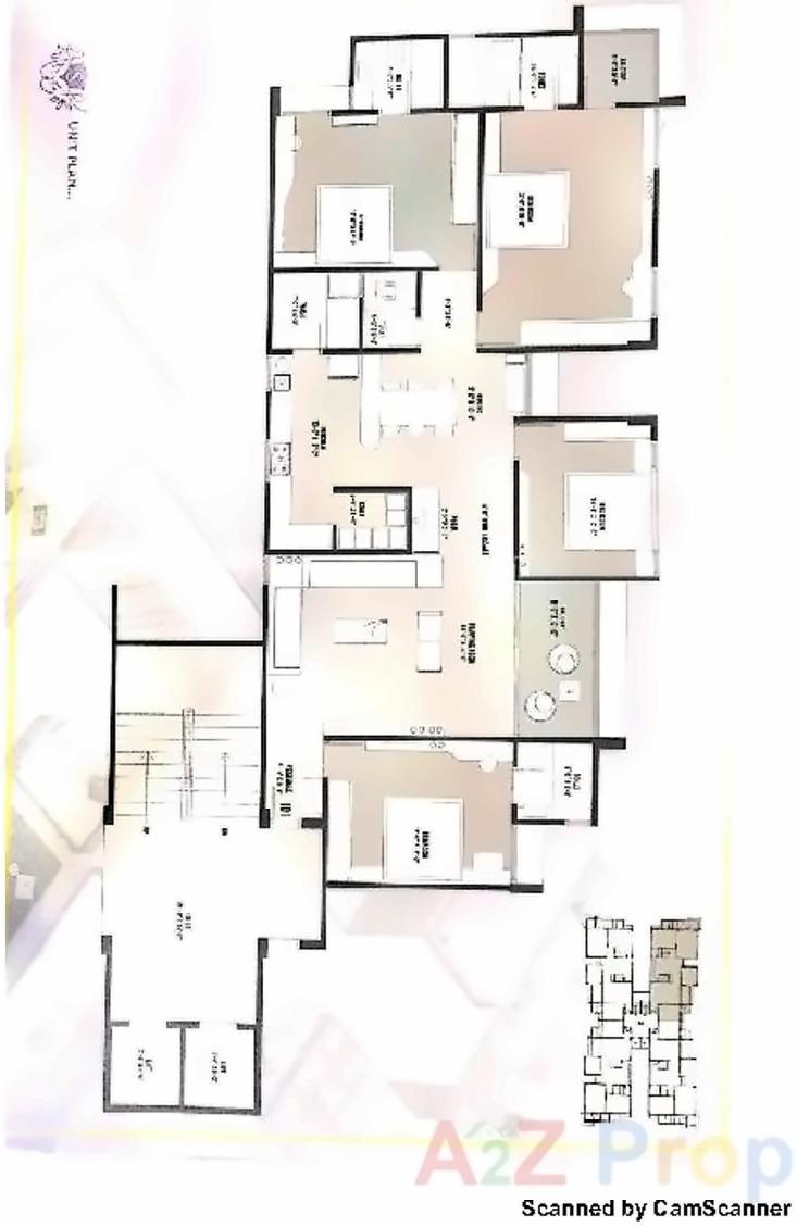 Layout of real estate project Signature Royal located at Nikol, Ahmedabad, Gujarat