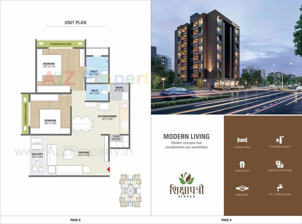 Layout of real estate project Shikshapatri Avenue located at Chenpur, Ahmedabad, Gujarat