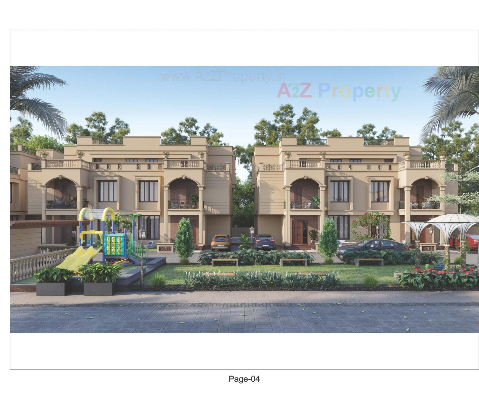 3D Elevation of real estate project Silicon Valley located at Nikol, Ahmedabad, Gujarat