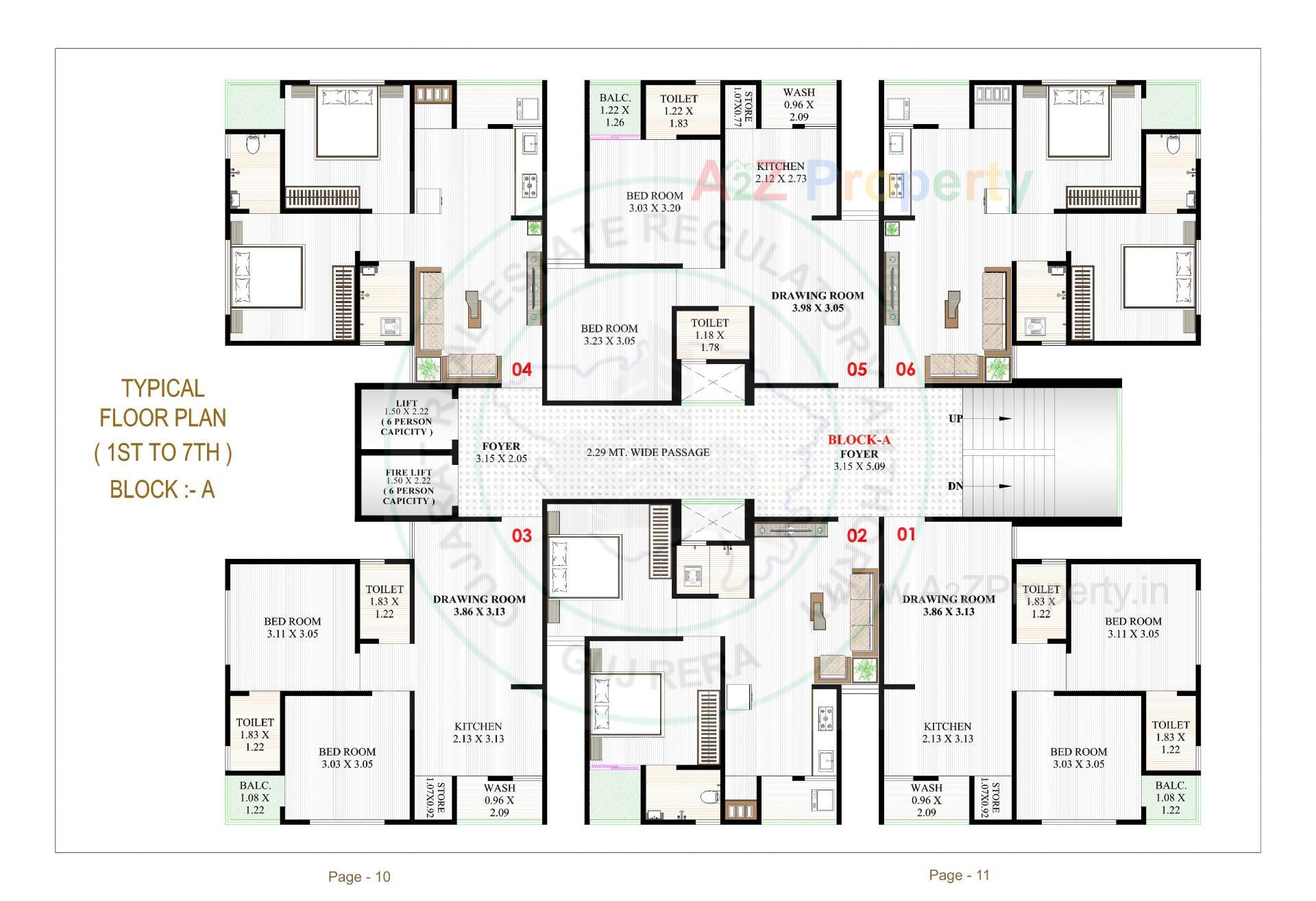 Layout of real estate project Silicon Valley located at Vastral, Ahmedabad, Gujarat