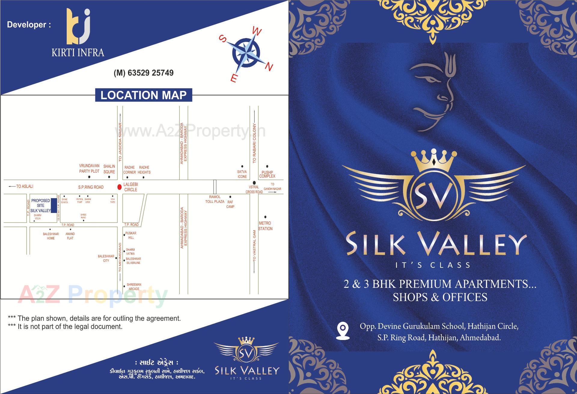  of real estate project Silk Valley located at Hathijan, Ahmedabad, Gujarat