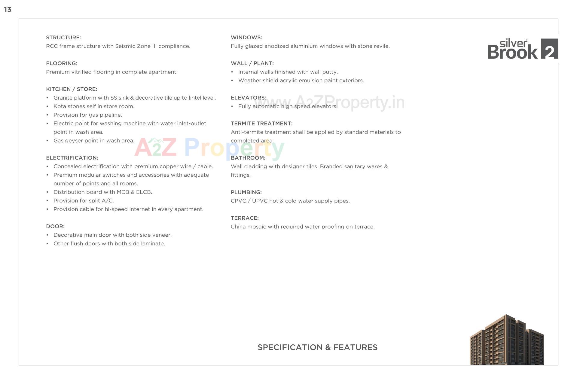  of real estate project Silver Brook located at Shilaj, Ahmedabad, Gujarat