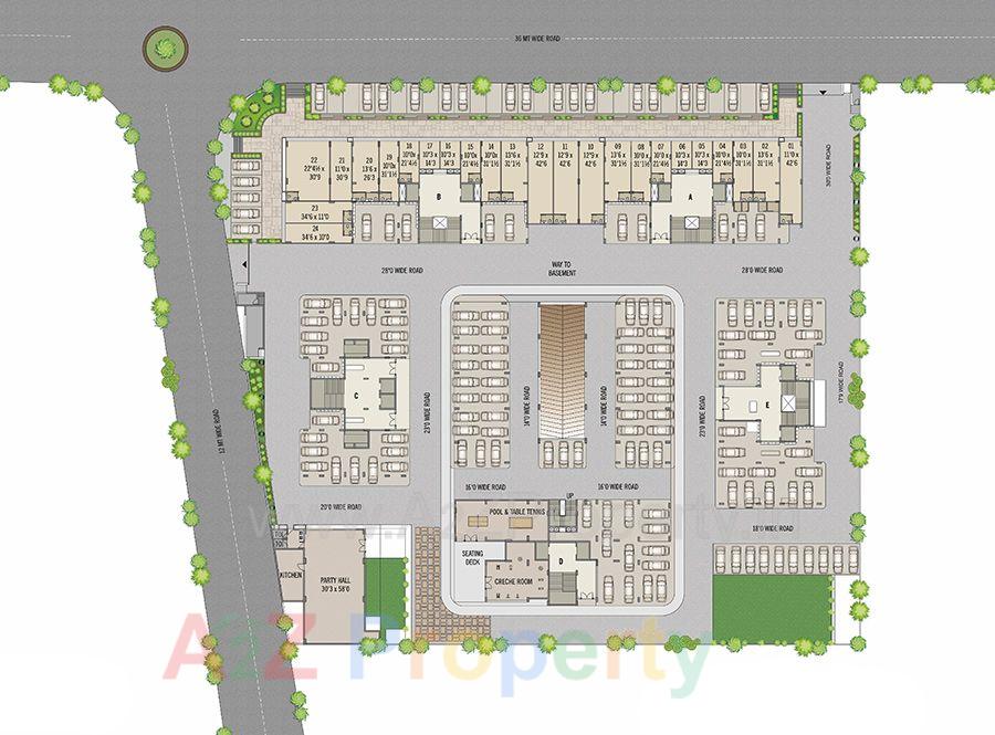 Silver Brook Ground Floor of real estate project Silver Brook located at Sola, Ahmedabad, Gujarat