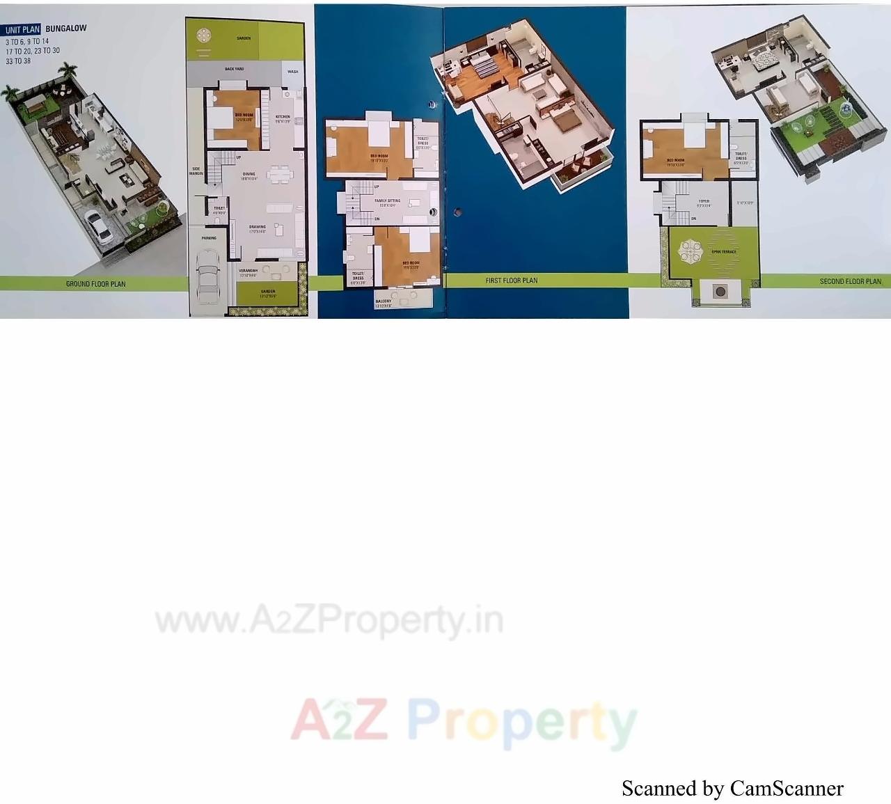 Layout of real estate project Silver Bunglows located at Vatva, Ahmedabad, Gujarat