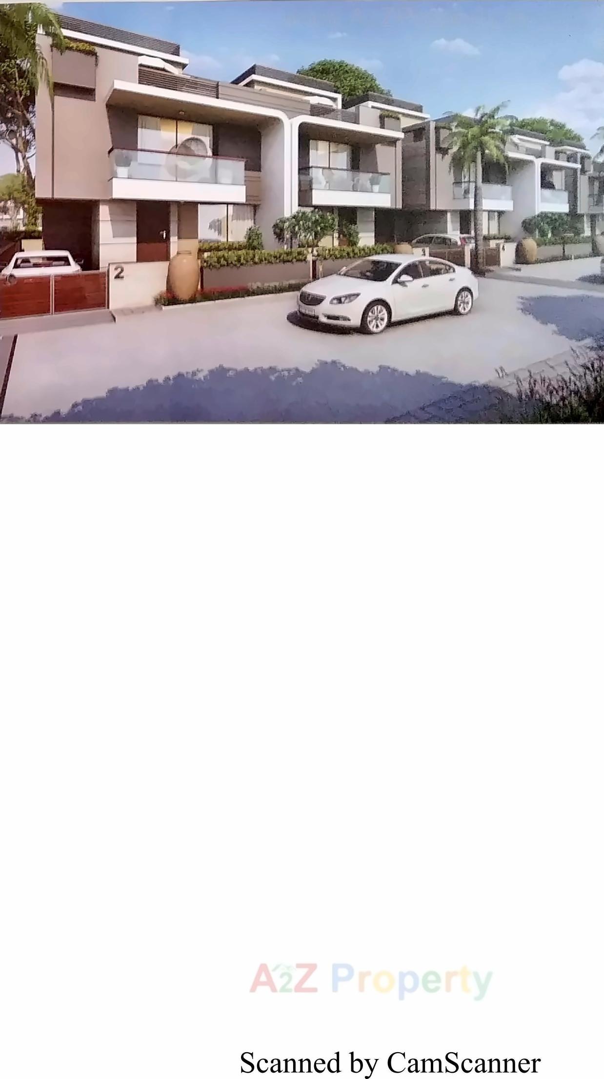 3D Elevation of real estate project Silver Bunglows located at Vatva, Ahmedabad, Gujarat