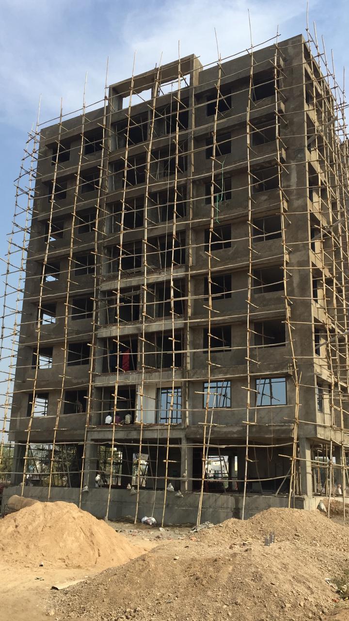 97145_const of real estate project Silver Height located at Chiloda, Ahmedabad, Gujarat