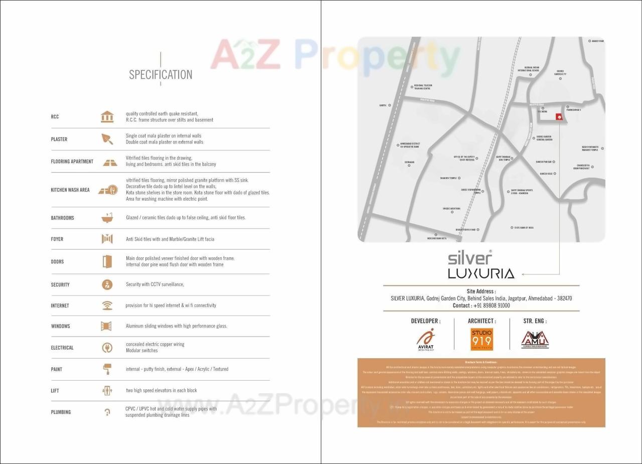  of real estate project Silver Luxuria located at Jagatpur, Ahmedabad, Gujarat
